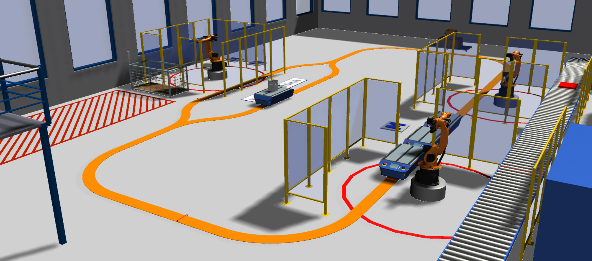 AGV Simulation ProLog Automation GmbH