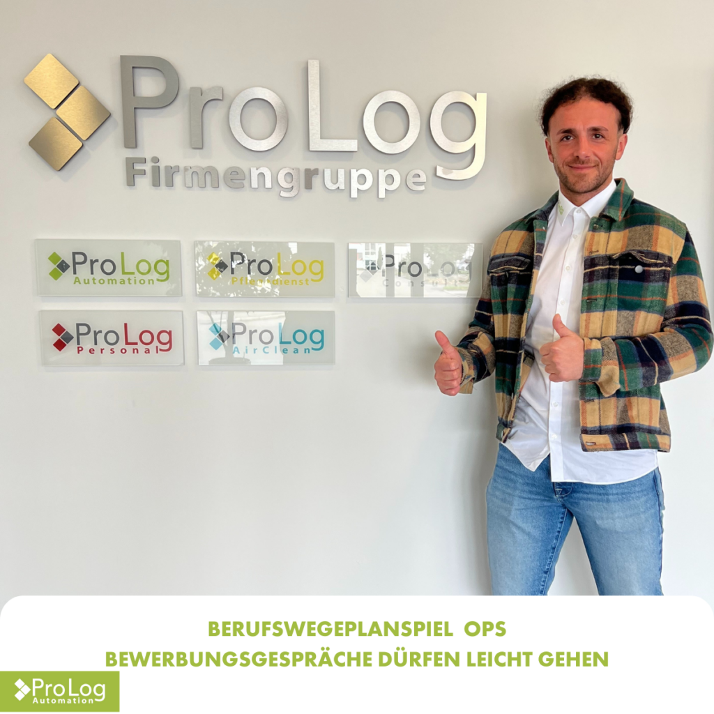 Berufsorientierung hautnah erleben – Recruiter John Yar von ProLog Automation beim Berufswegeplanspiel der Oskar-Paret Schule