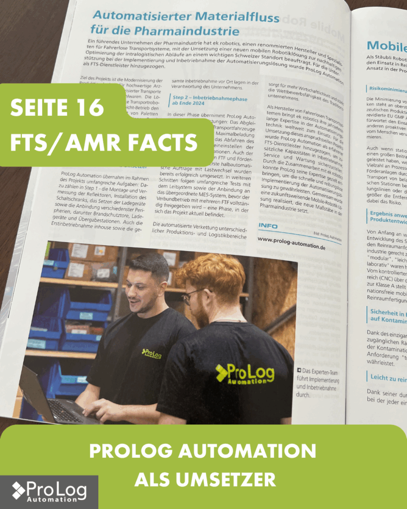 Magazin Beitrag ProLog Automation als Umsetzer