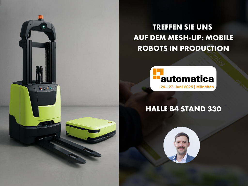 Treffen sie uns auf der Mesh Up Automatica