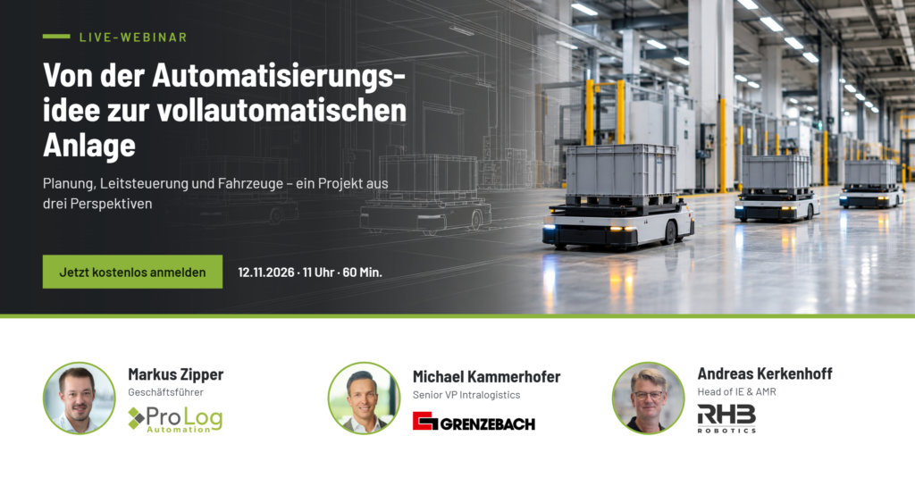 Bild zum Webinar: Webinar Von der Automatisierungsidee zur vollautomatischen Anlage